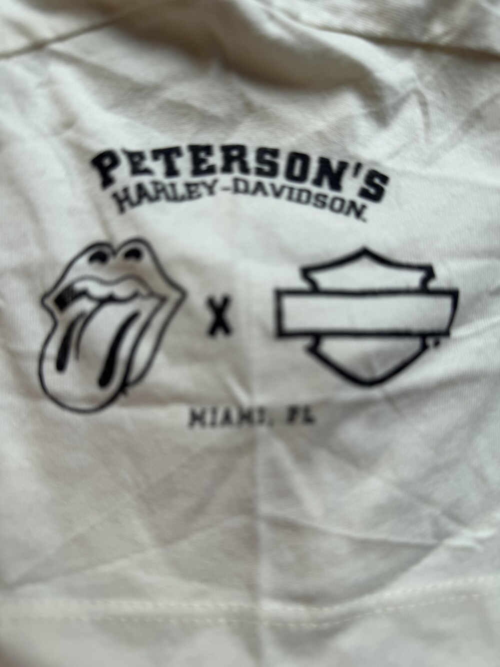 Vintage Harley-Davidson Rolling Stones Shirt Womens Small Tour Of The Americas 1 - Picture 5 of 11